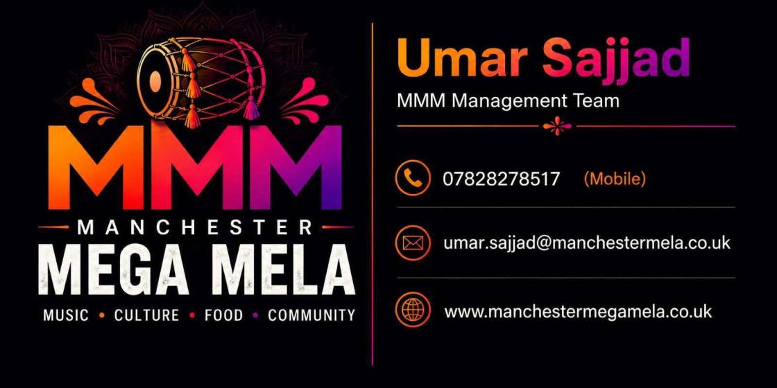Umar Sajjad visiting card