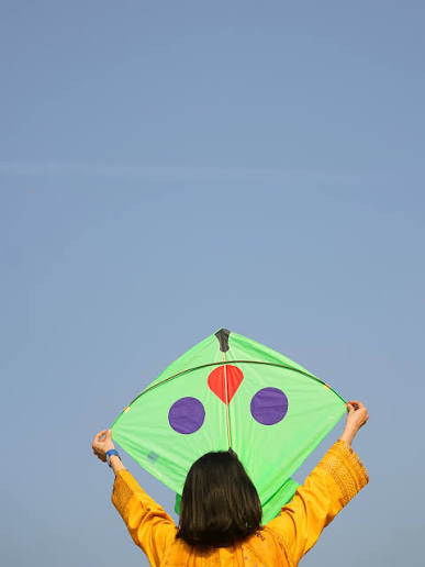 Colourful Asian kites